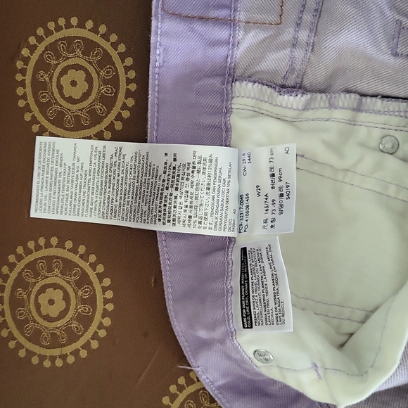 Levi’s 501 Button Fly Shorts - Lavender - 29" Waist - Picture 3 of 9